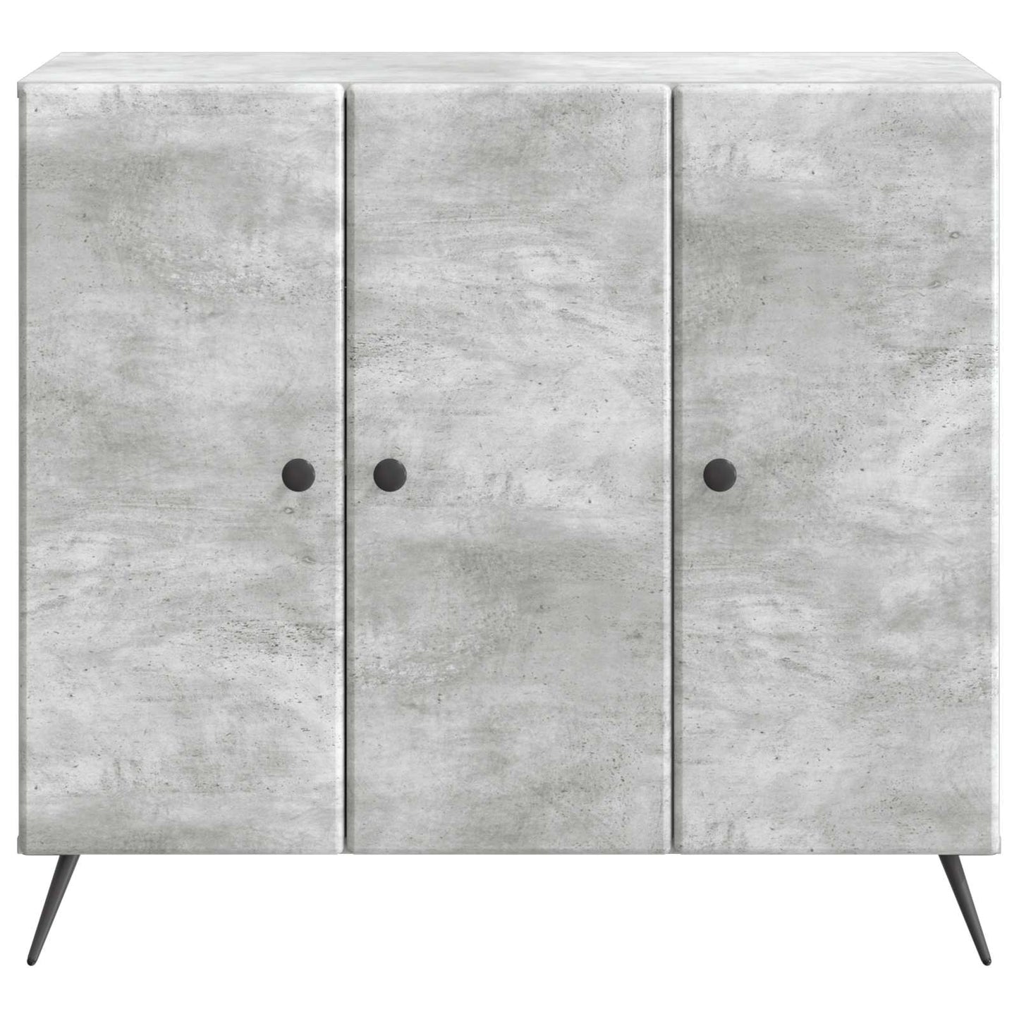 Serviesskap Betonggrå 89 x 34,5 x 80 cm Konstruert tre