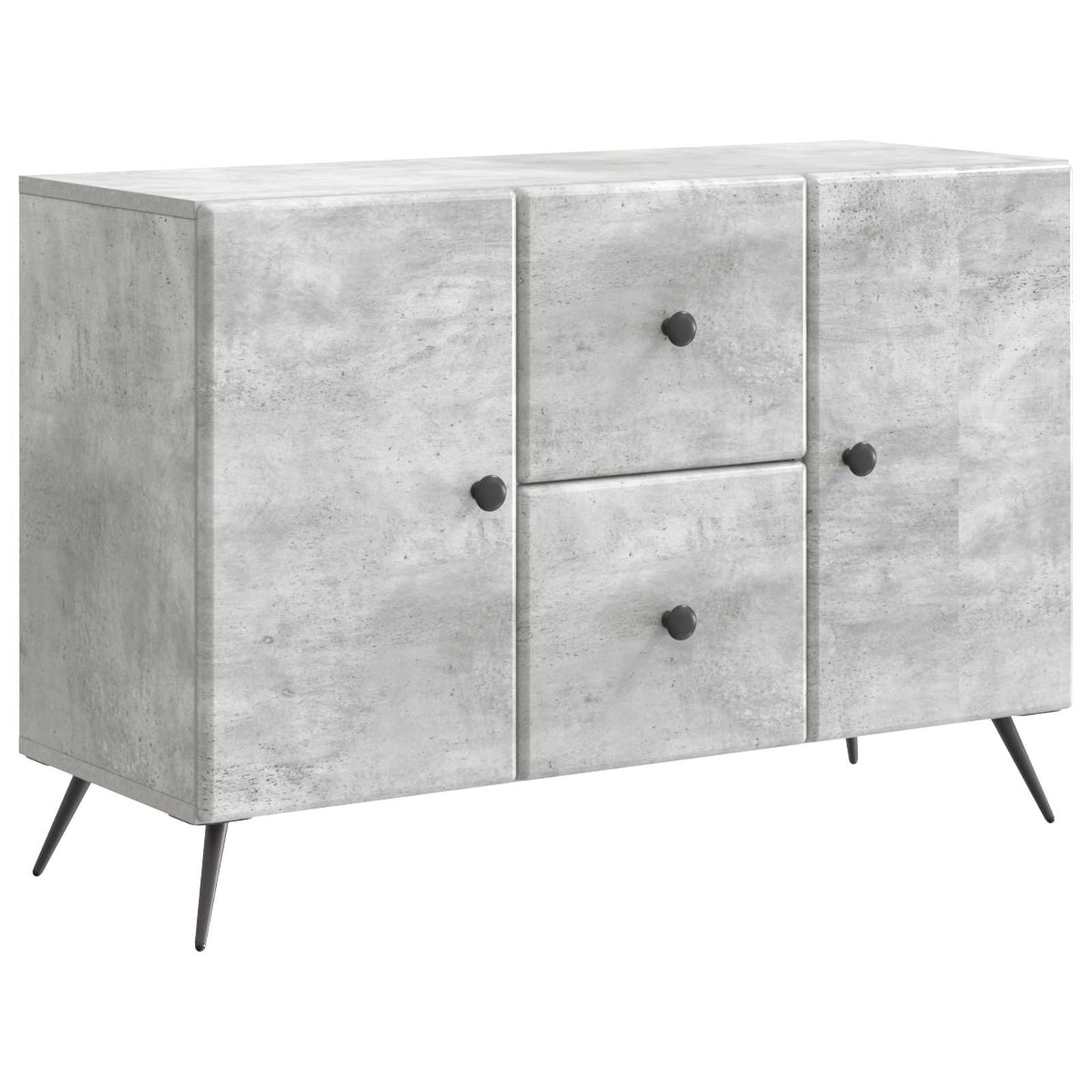 Serviesskap Betonggrå 89 x 34,5 x 60 cm Konstruert tre