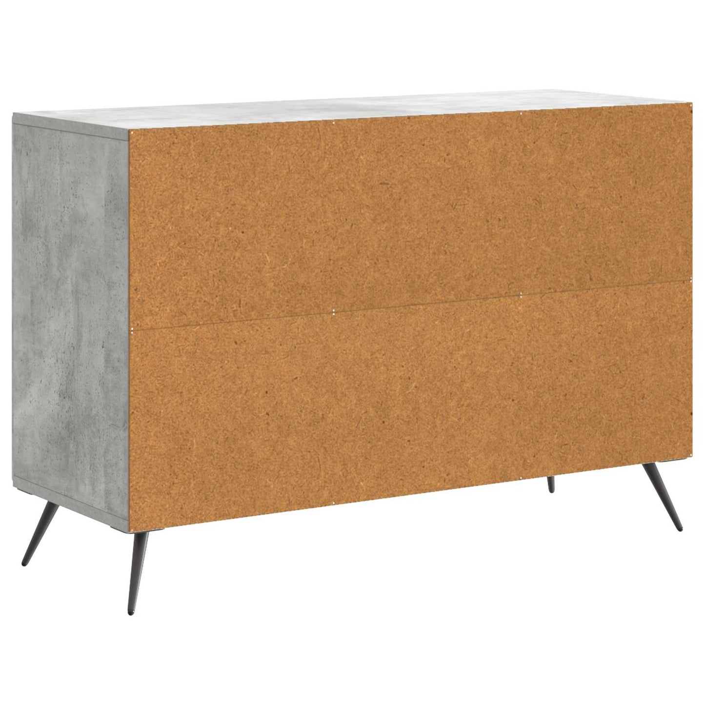 Serviesskap Betonggrå 89 x 34,5 x 60 cm Konstruert tre