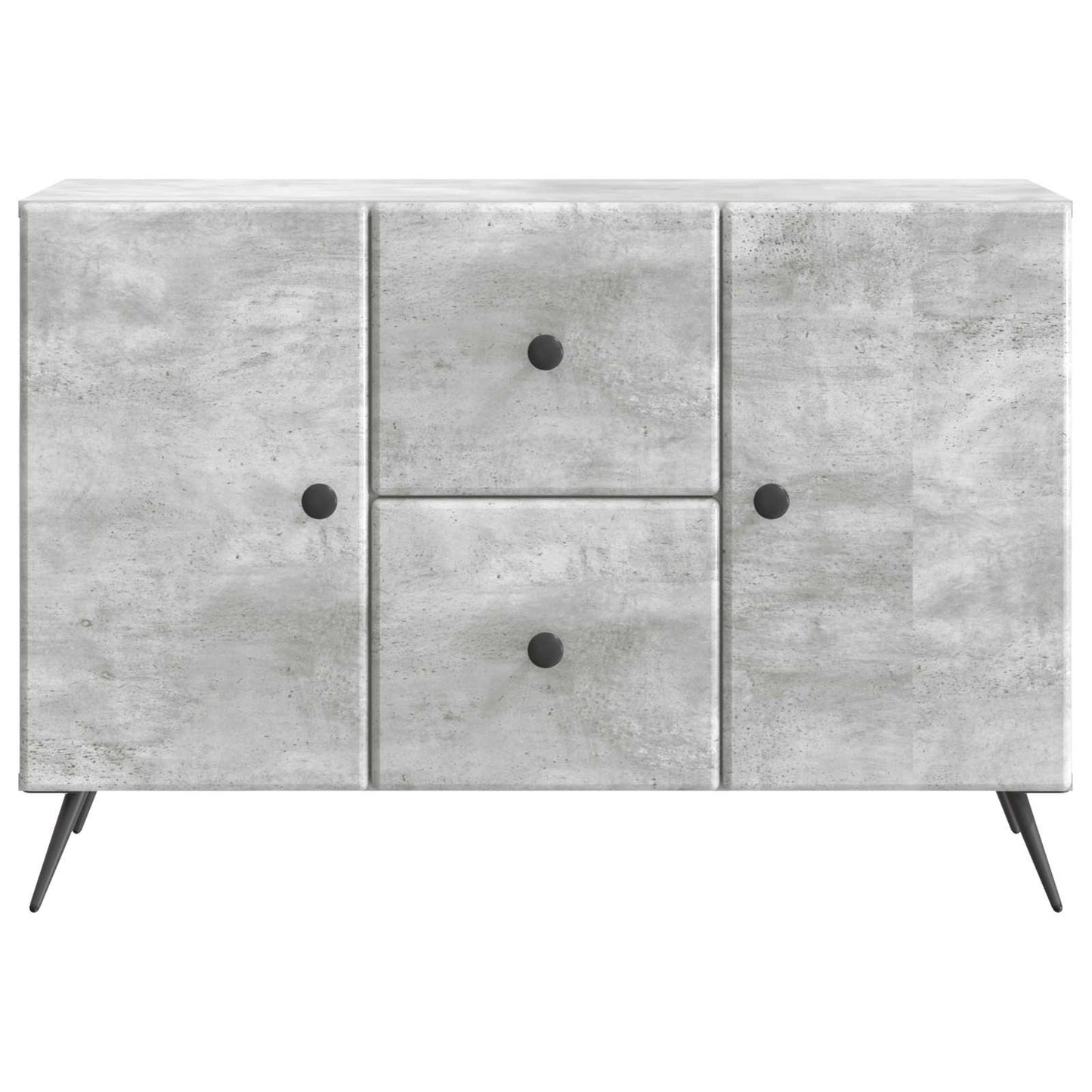 Serviesskap Betonggrå 89 x 34,5 x 60 cm Konstruert tre