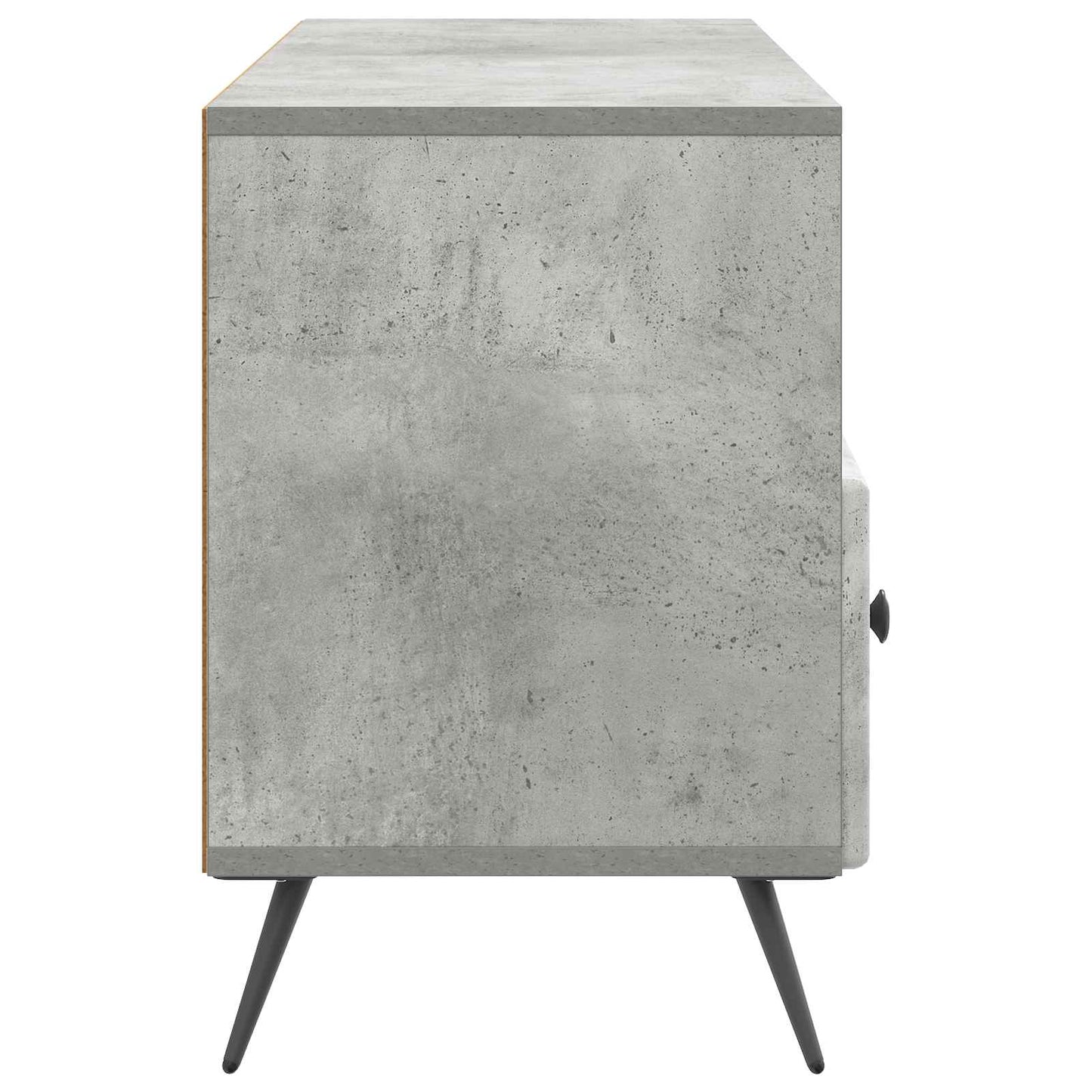 TV-skap med skuff Betonggrå 102 x 34,5 x 50 cm Konstruert tre