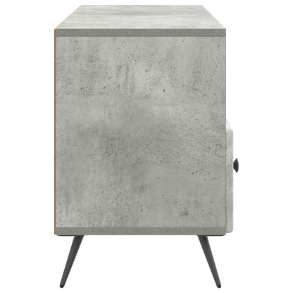 TV-skap med skuff Betonggrå 102 x 34,5 x 50 cm Konstruert tre