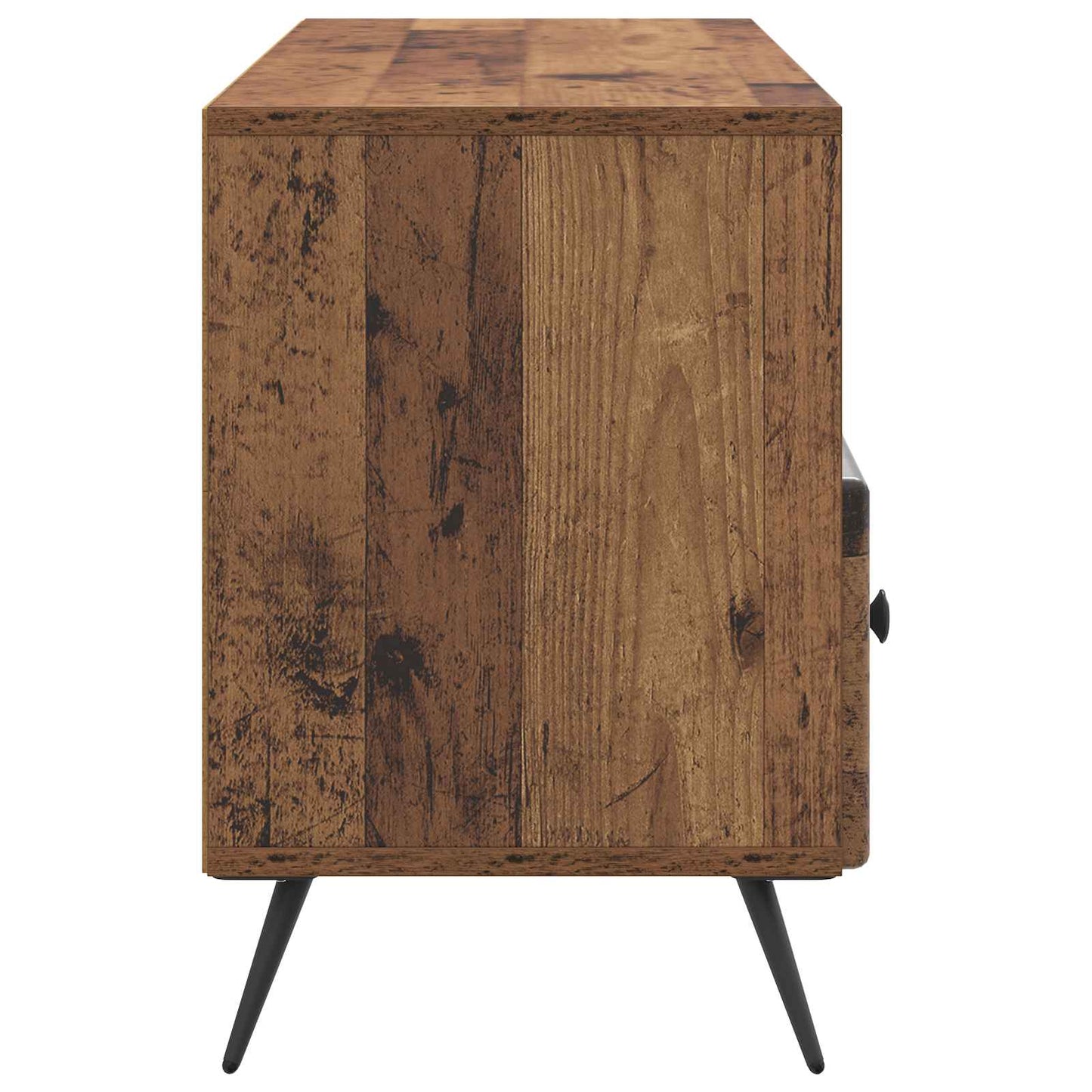 TV-skap med skuff Gammelt tre 102 x 34,5 x 50 cm Konstruert tre