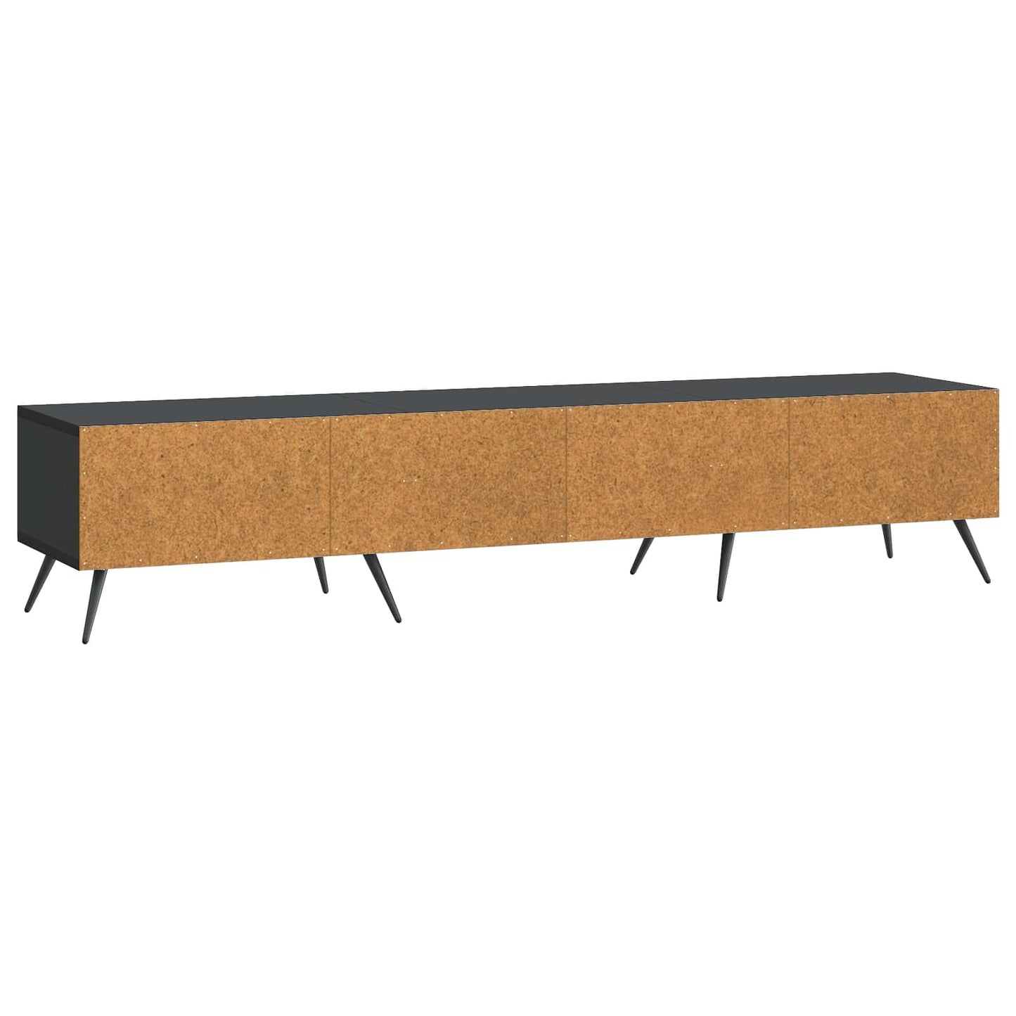 TV-skap med skuff Svart 147 x 34,5 x 30 cm Konstruert tre