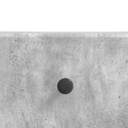TV-skap med skuff Betonggrå 147 x 34,5 x 30 cm Konstruert tre