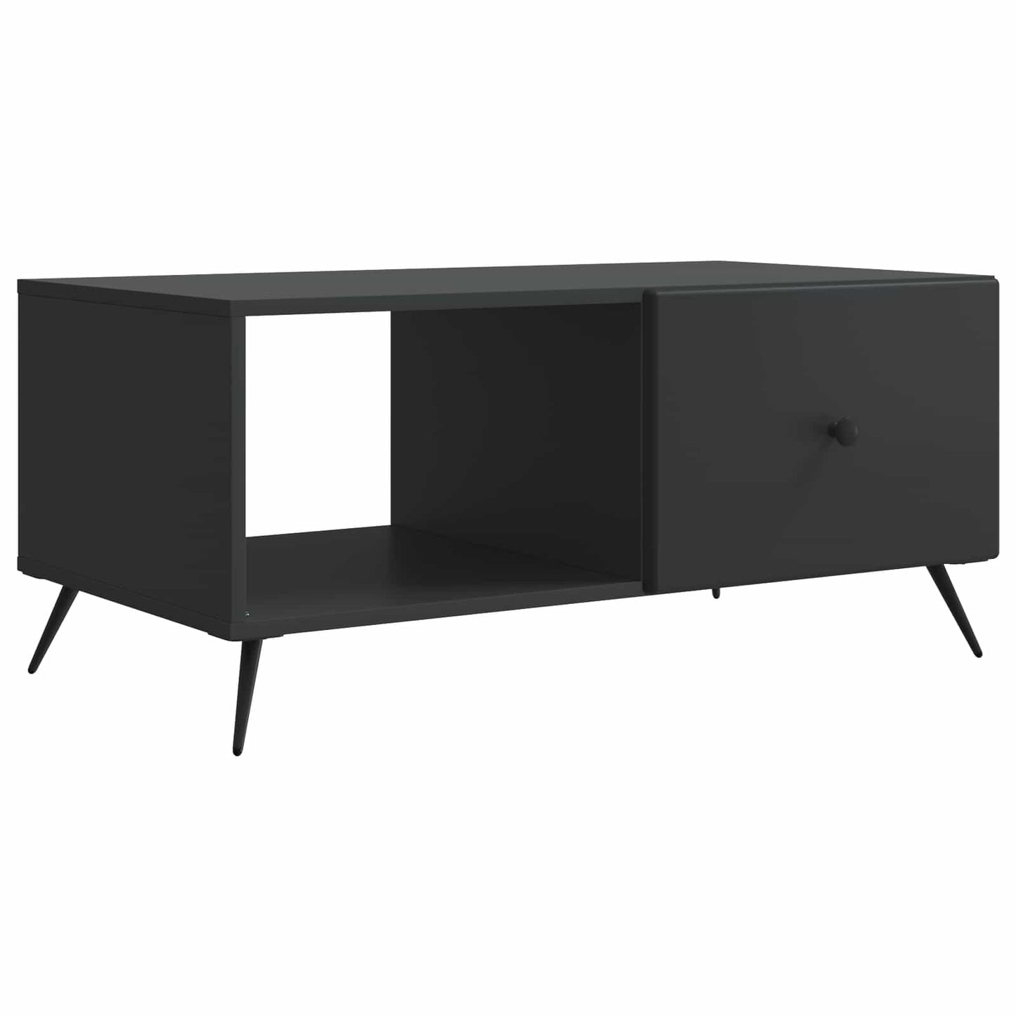 Kaffebord Svart 90 x 50 x 40 cm Konstruert tre