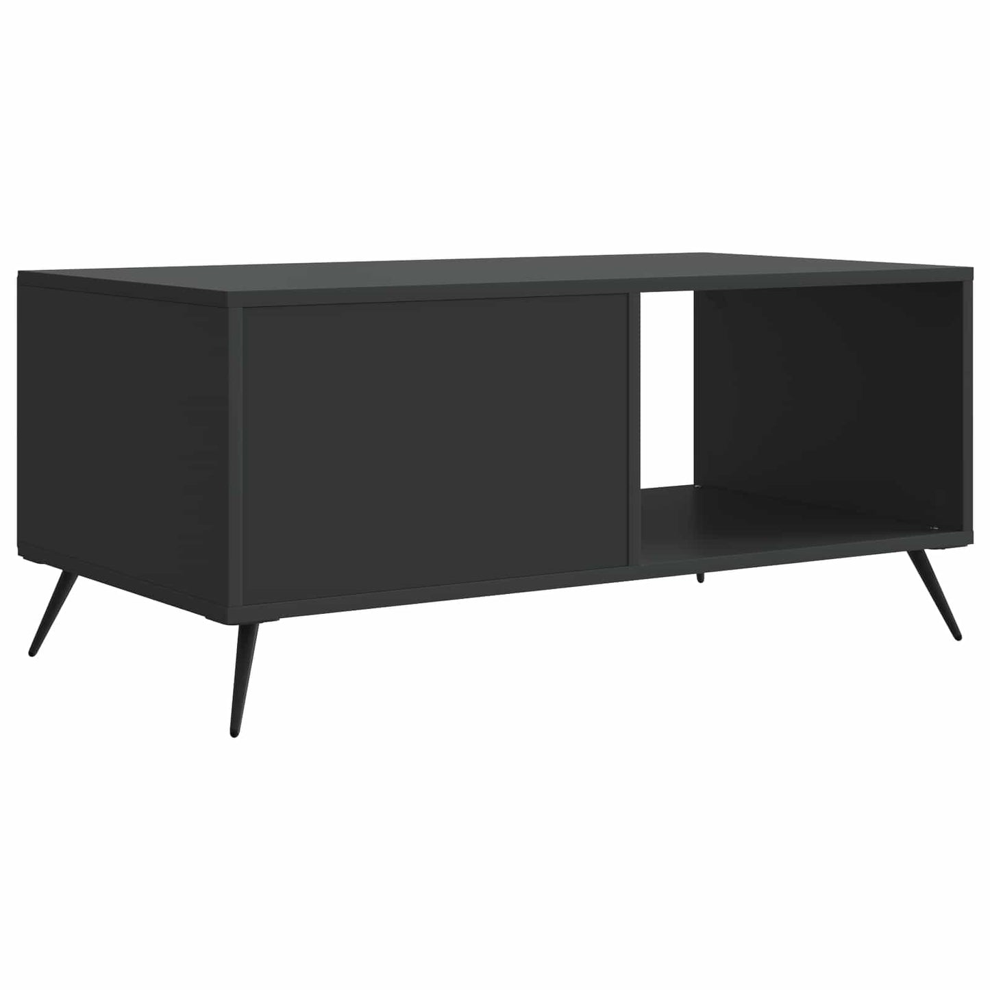 Kaffebord Svart 90 x 50 x 40 cm Konstruert tre
