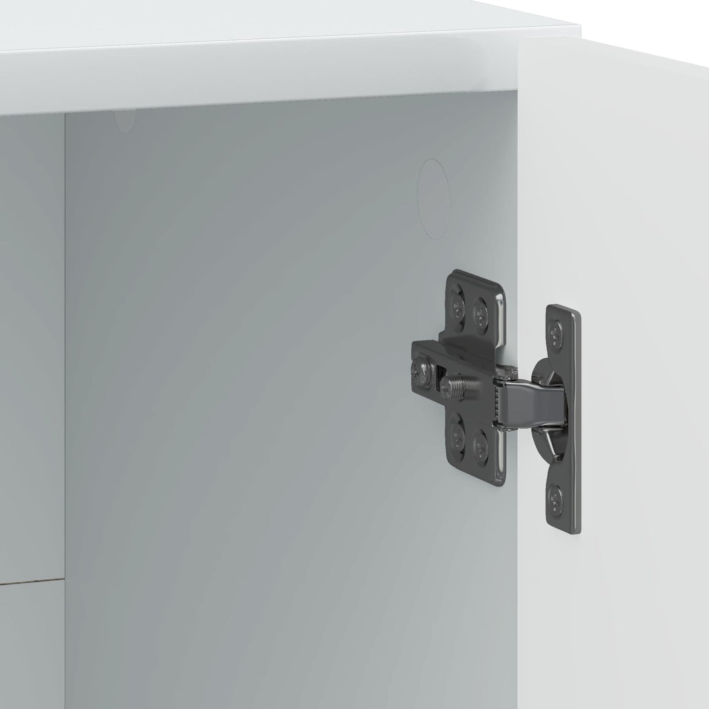 Nattbordskap 2 pcs Hvit 43 x 34,5 x 47 cm Konstruert tre