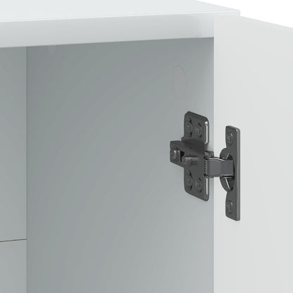 Nattbordskap 2 pcs Hvit 43 x 34,5 x 47 cm Konstruert tre