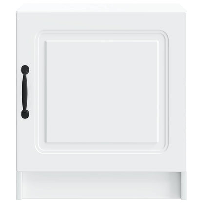 Nattbordskap 2 pcs Hvit 43 x 34,5 x 47 cm Konstruert tre