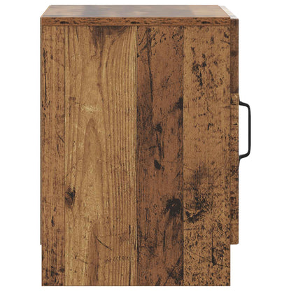 Nattbordskap 2 pcs Gammelt tre 43 x 34,5 x 47 cm Konstruert tre