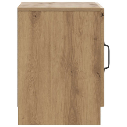 Nattbordskap 2 pcs Artisan eik 43 x 34,5 x 47 cm Konstruert tre