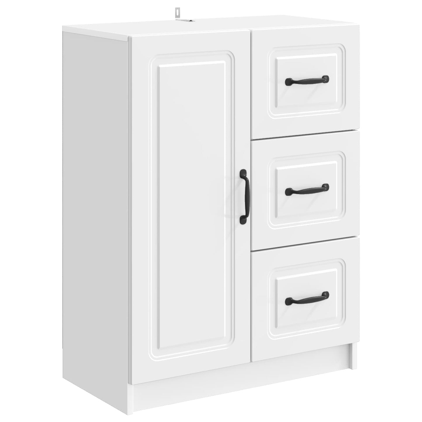 Serviesskap Høgglans hvit 66 x 34,5 x 87 cm Konstruert tre