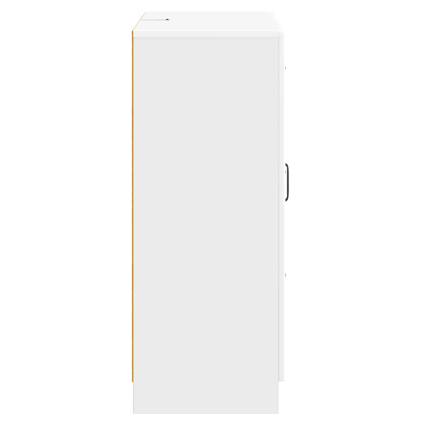 Serviesskap Høgglans hvit 66 x 34,5 x 87 cm Konstruert tre