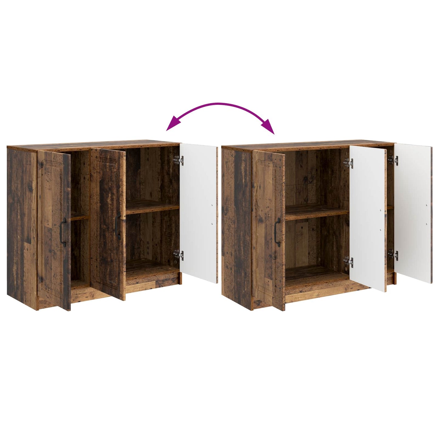 Serviesskap Gammelt tre 89 x 34,5 x 77 cm Konstruert tre