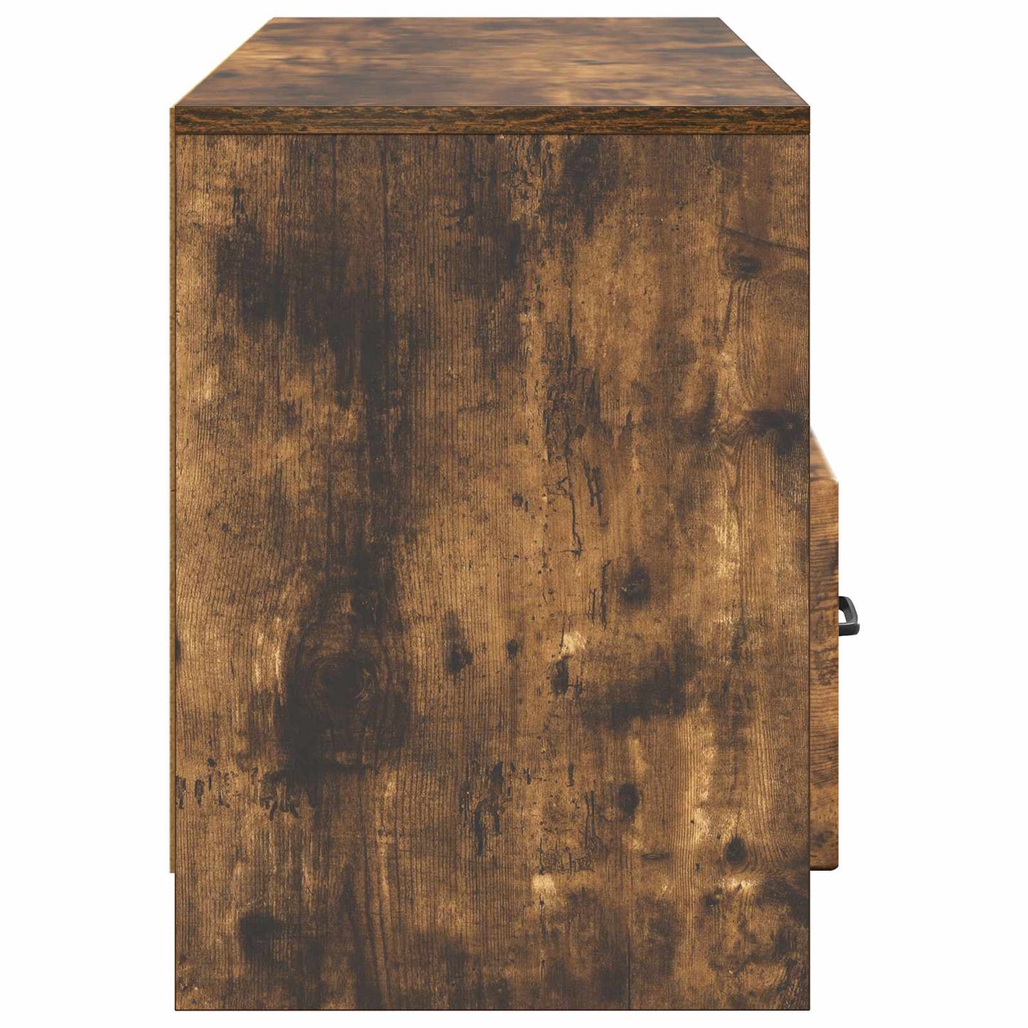 TV-skap med skuff Røkt Eik 102 x 34,5 x 47 cm Konstruert tre