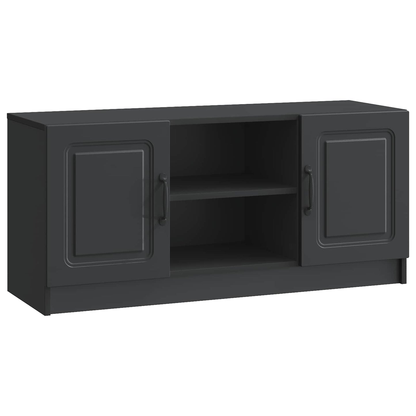 TV-skap Svart 102 x 34,5 x 47 cm Konstruert tre