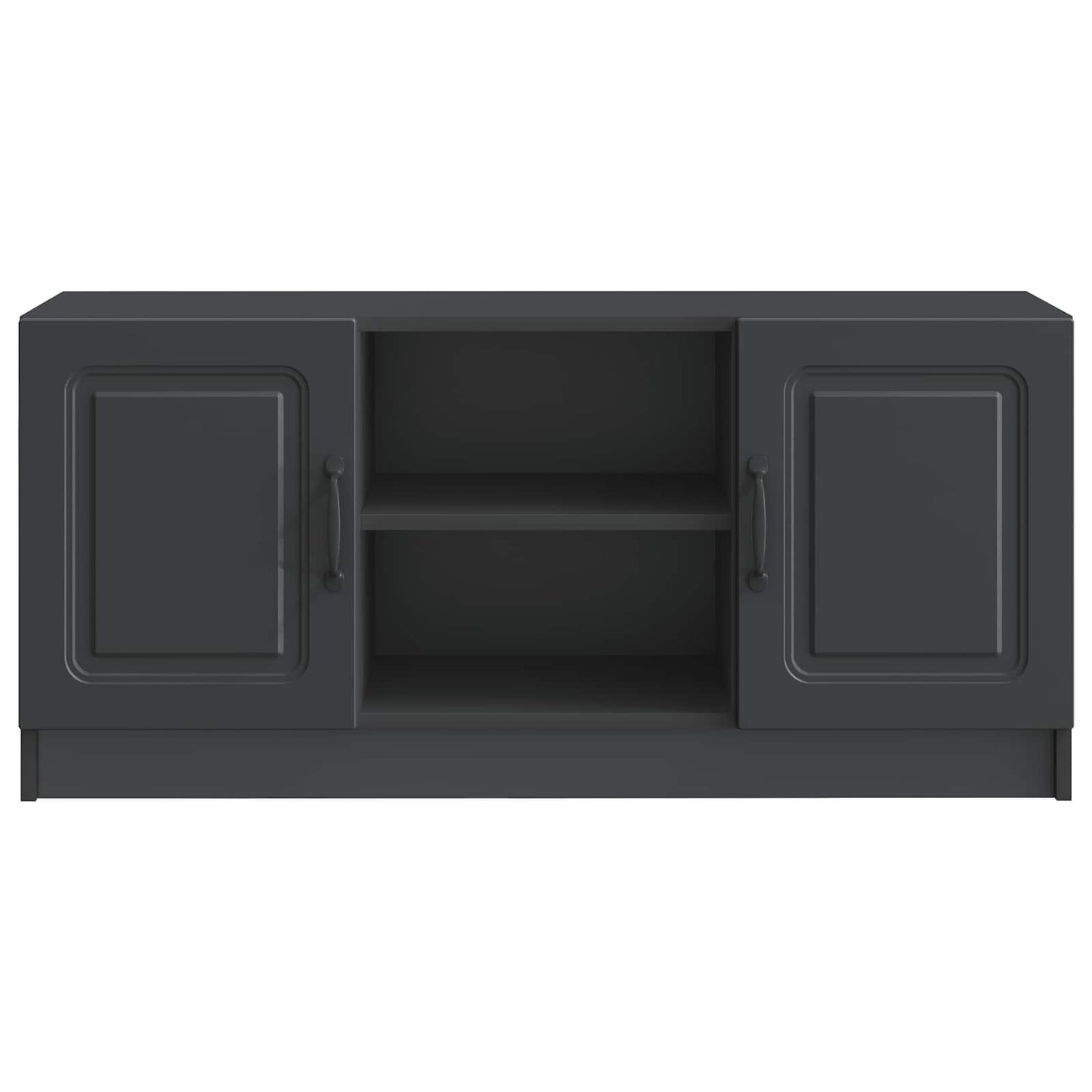 TV-skap Svart 102 x 34,5 x 47 cm Konstruert tre