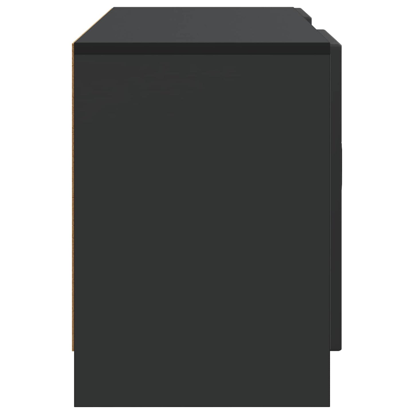 TV-skap Svart 102 x 34,5 x 47 cm Konstruert tre