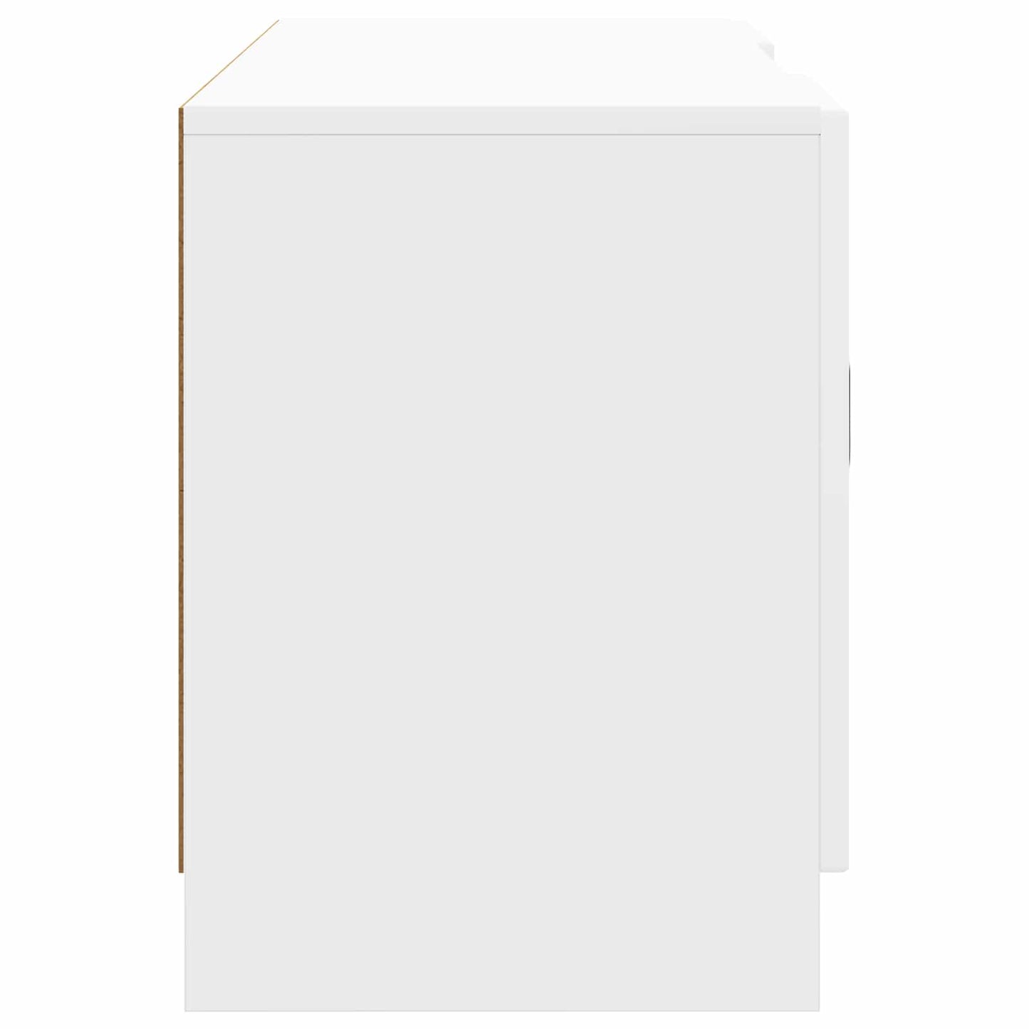 TV-skap Høgglans hvit 102 x 34,5 x 47 cm Konstruert tre