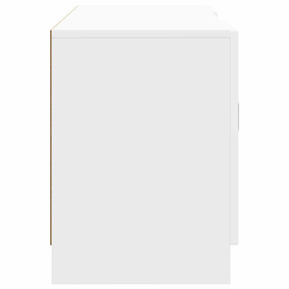 TV-skap Høgglans hvit 102 x 34,5 x 47 cm Konstruert tre