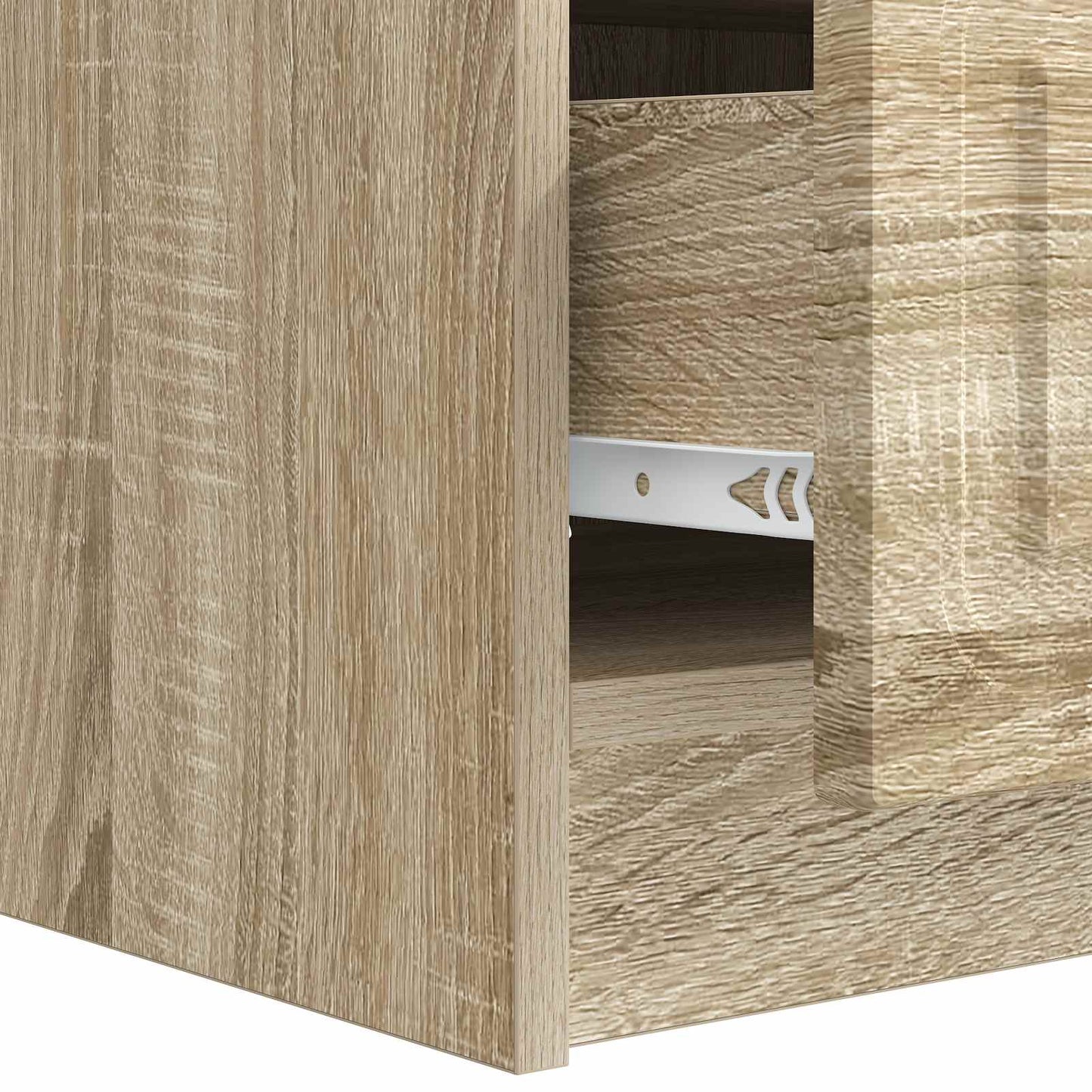TV-skap med skuff Sonoma eik 147 x 34,5 x 27 cm Konstruert tre