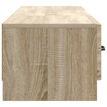 TV-skap med skuff Sonoma eik 147 x 34,5 x 27 cm Konstruert tre