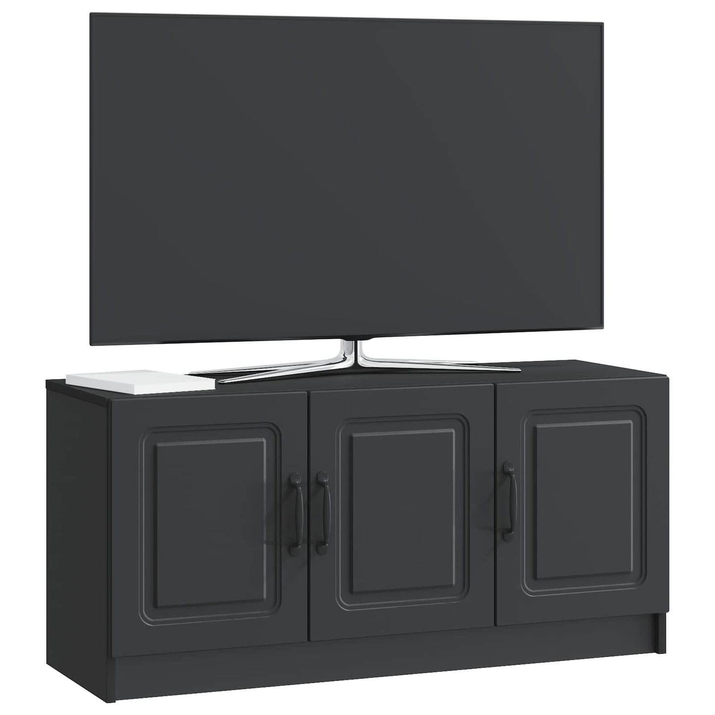 TV-skap Svart 99 x 34,5 x 47 cm Konstruert tre