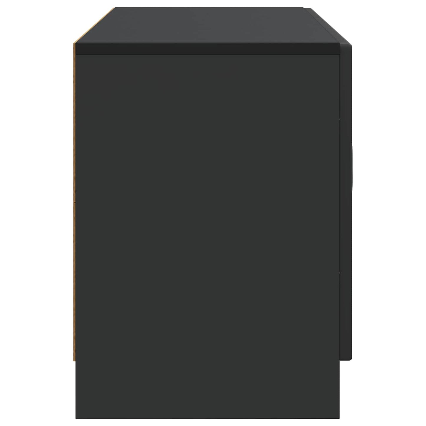 TV-skap Svart 99 x 34,5 x 47 cm Konstruert tre