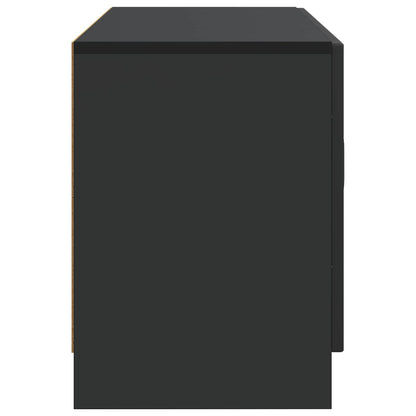 TV-skap Svart 99 x 34,5 x 47 cm Konstruert tre