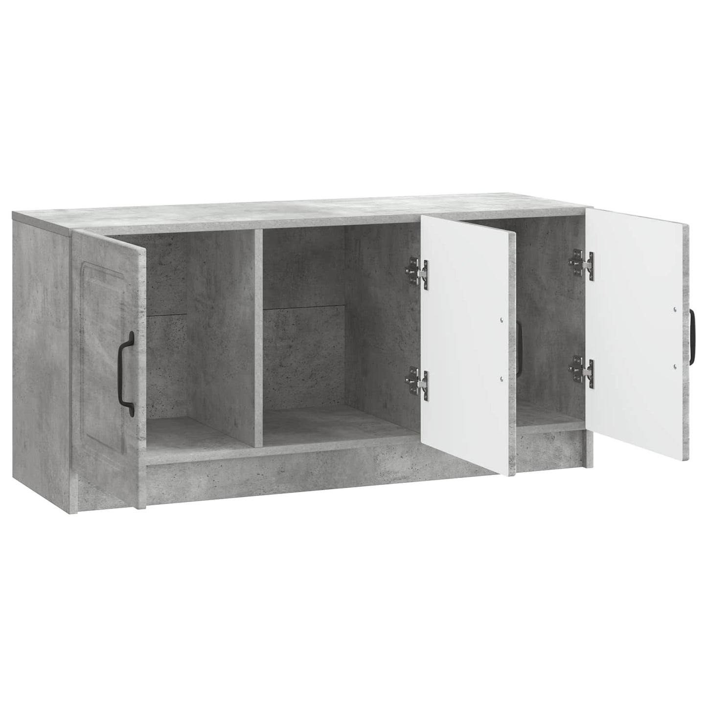 TV-skap Betonggrå 99 x 34,5 x 47 cm Konstruert tre