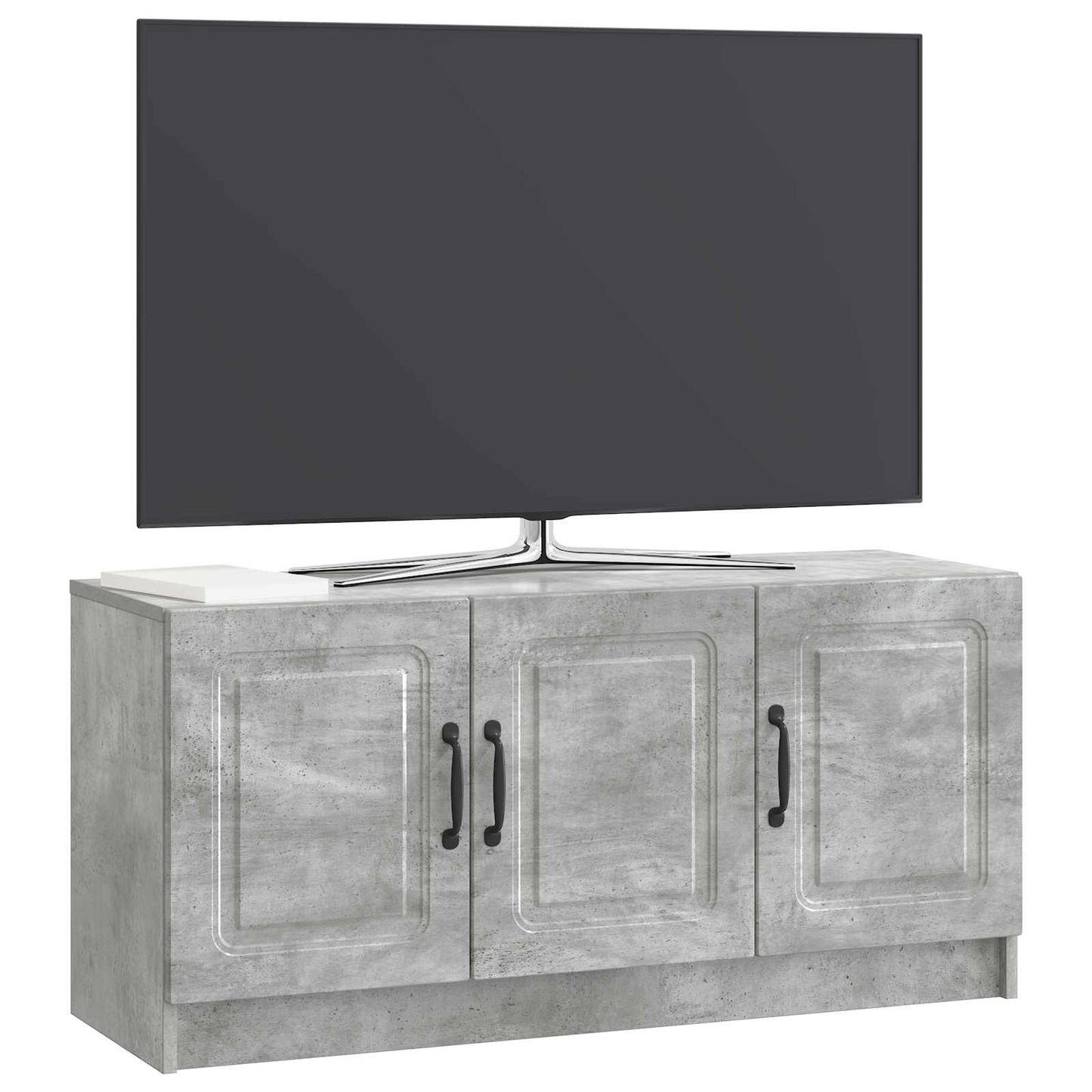 TV-skap Betonggrå 99 x 34,5 x 47 cm Konstruert tre