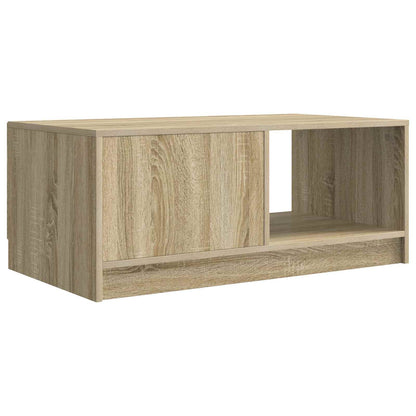 Kaffebord Sonoma eik 90 x 50 x 37 cm Konstruert tre