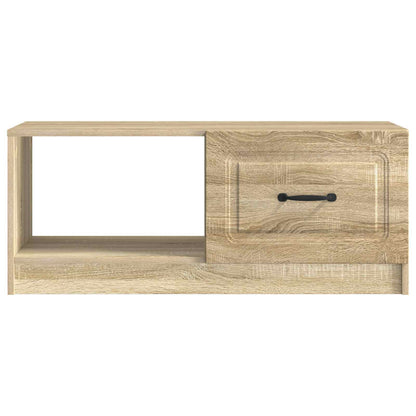 Kaffebord Sonoma eik 90 x 50 x 37 cm Konstruert tre