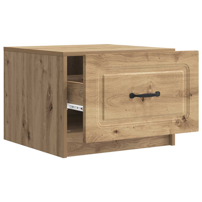 Kaffebord med skuff Artisan eik 49 x 50 x 37 cm Konstruert tre