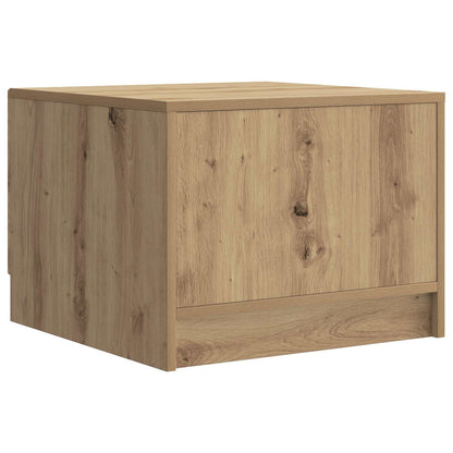 Kaffebord med skuff Artisan eik 49 x 50 x 37 cm Konstruert tre