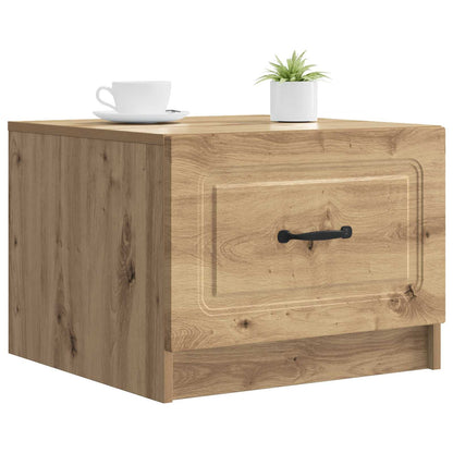 Kaffebord med skuff Artisan eik 49 x 50 x 37 cm Konstruert tre