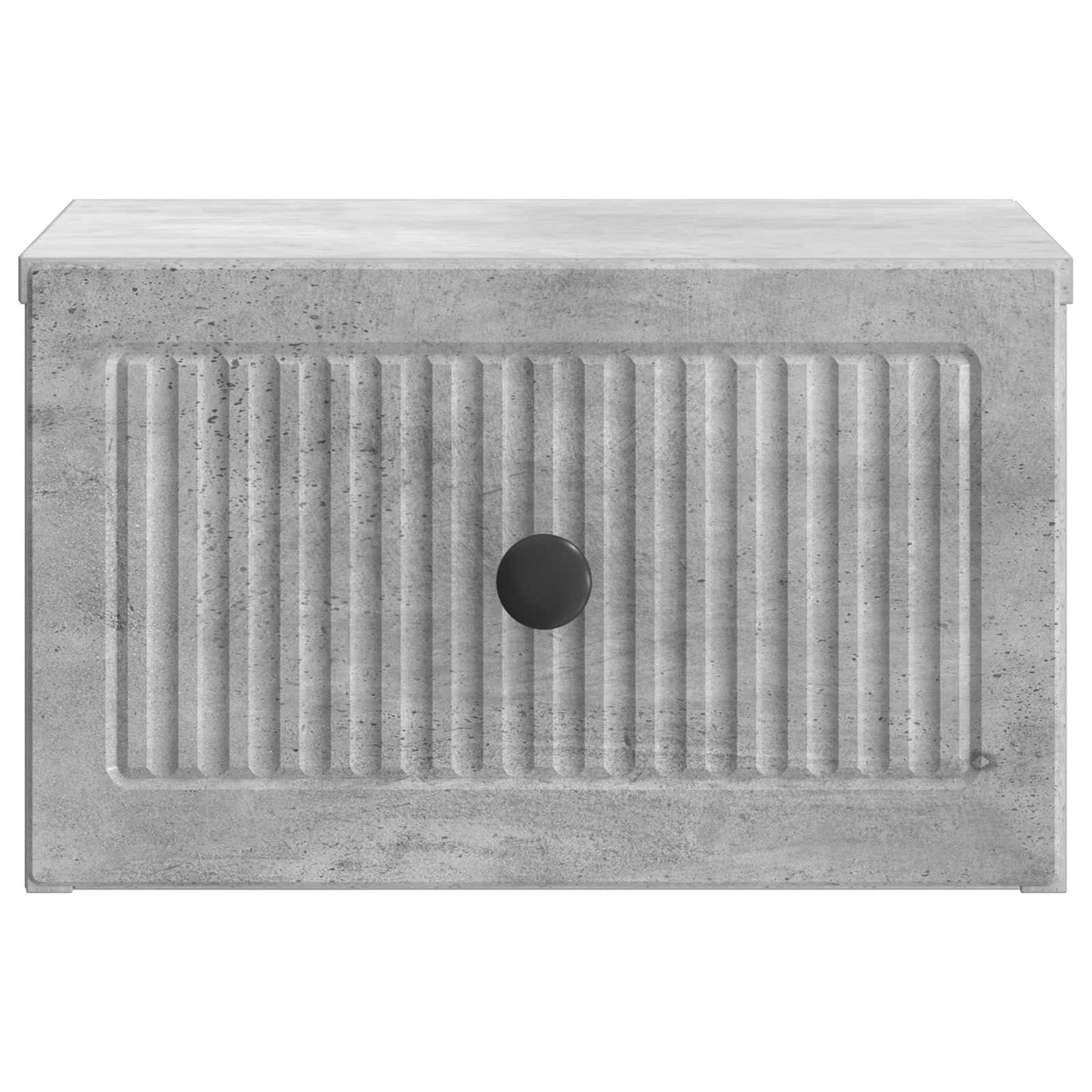 Vegghengt Nattbord med skuff 2 pcs Betonggrå 33 x 34,5 x 20 cm
