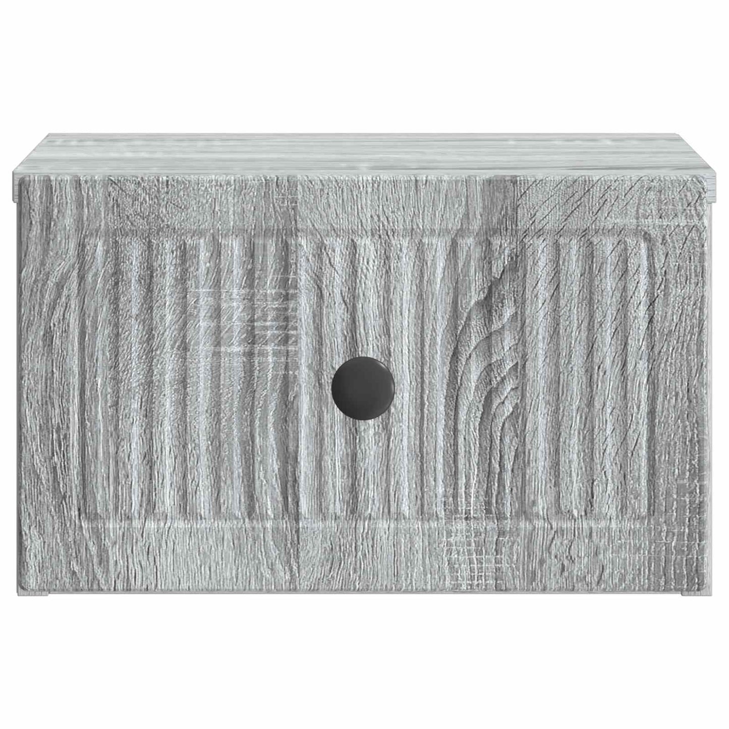 Vegghengt Nattbord med skuff 2 pcs Grå sonoma 33 x 34,5 x 20 cm
