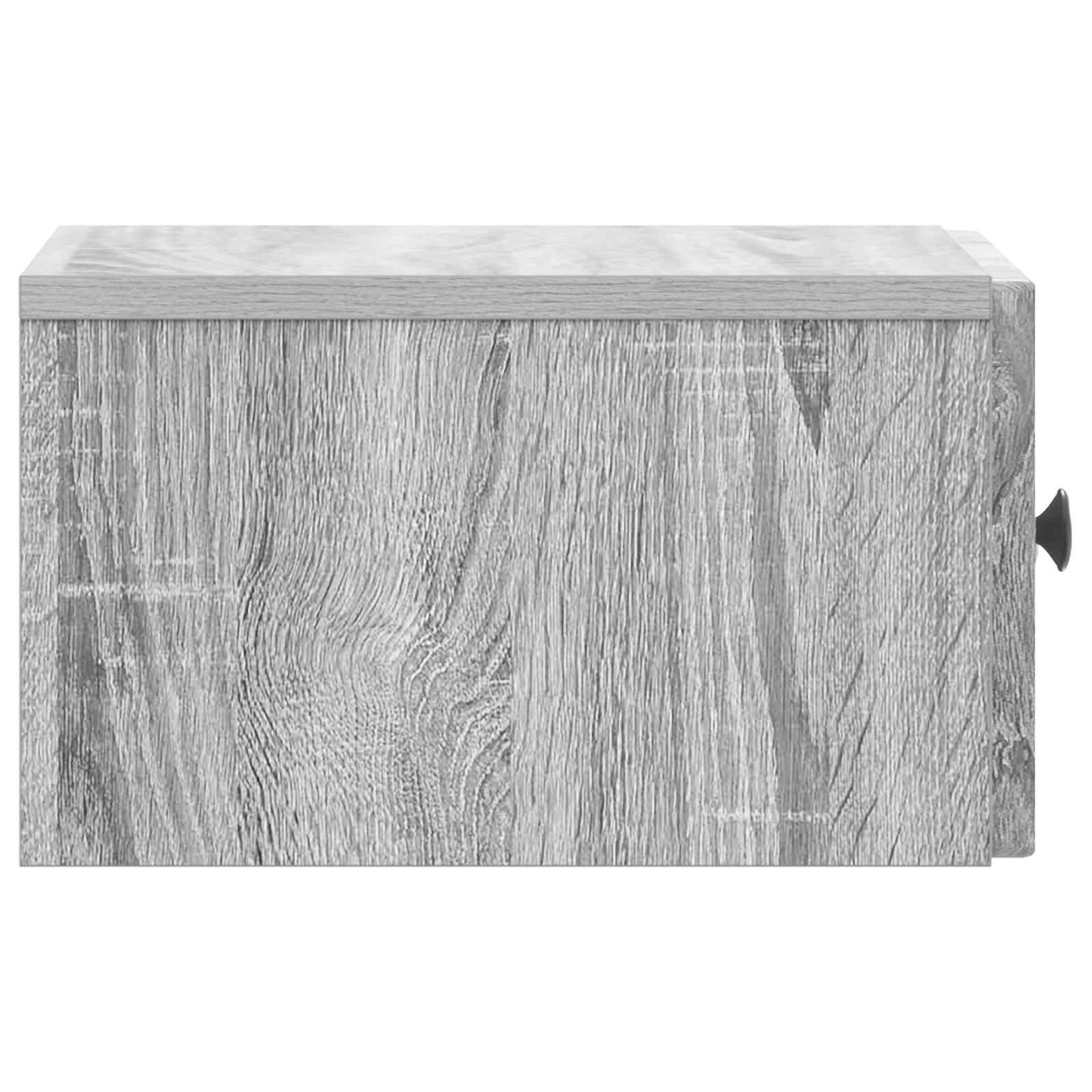 Vegghengt Nattbord med skuff 2 pcs Grå sonoma 33 x 34,5 x 20 cm
