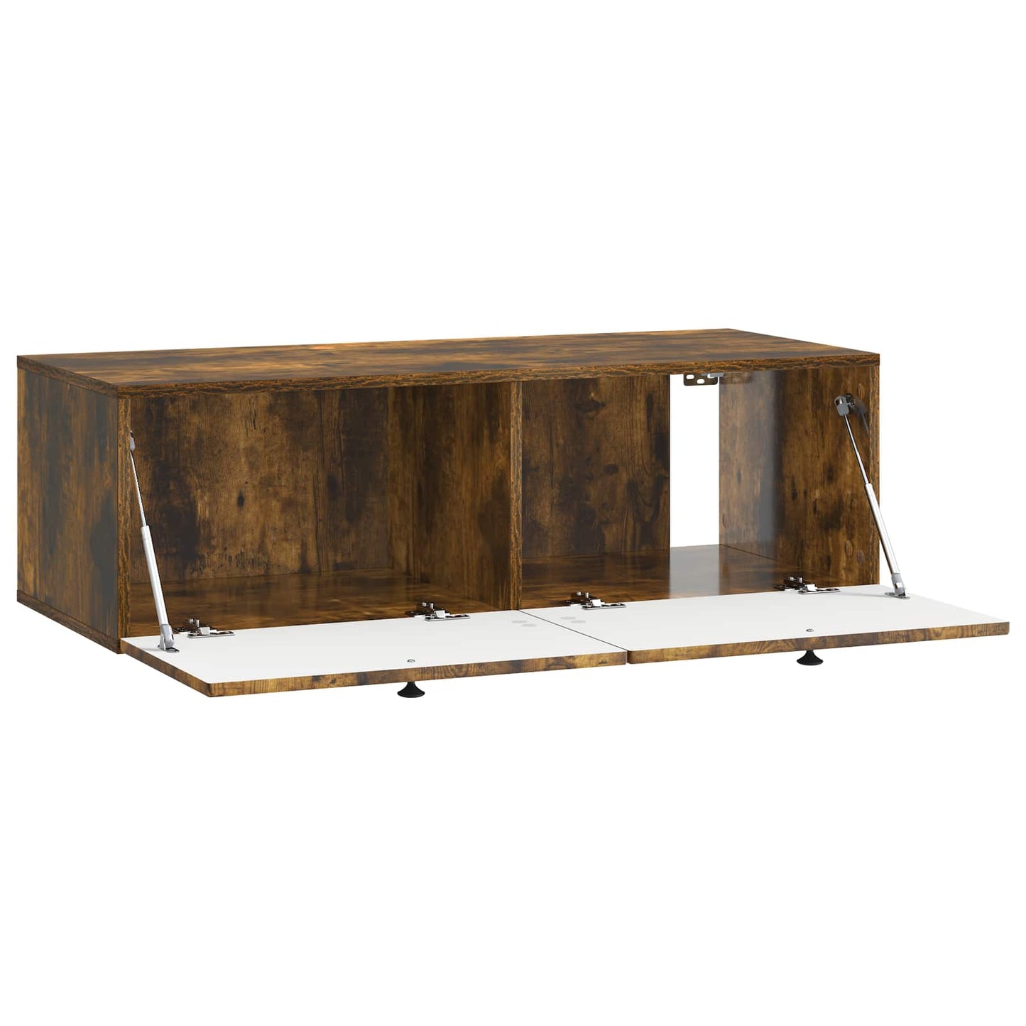 Vegghengt TV skap Røkt Eik 98 x 41 x 30 cm Konstruert tre