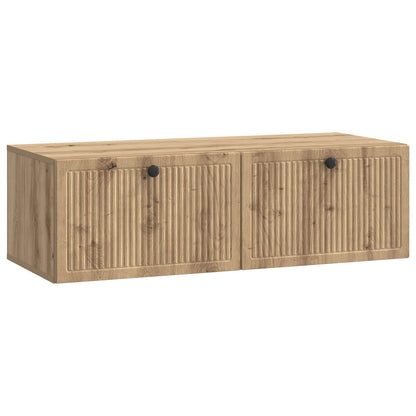 Vegghengt TV skap Artisan eik 98 x 41 x 30 cm Konstruert tre