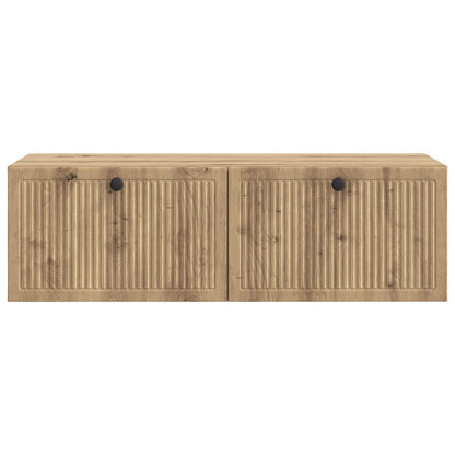 Vegghengt TV skap Artisan eik 98 x 41 x 30 cm Konstruert tre