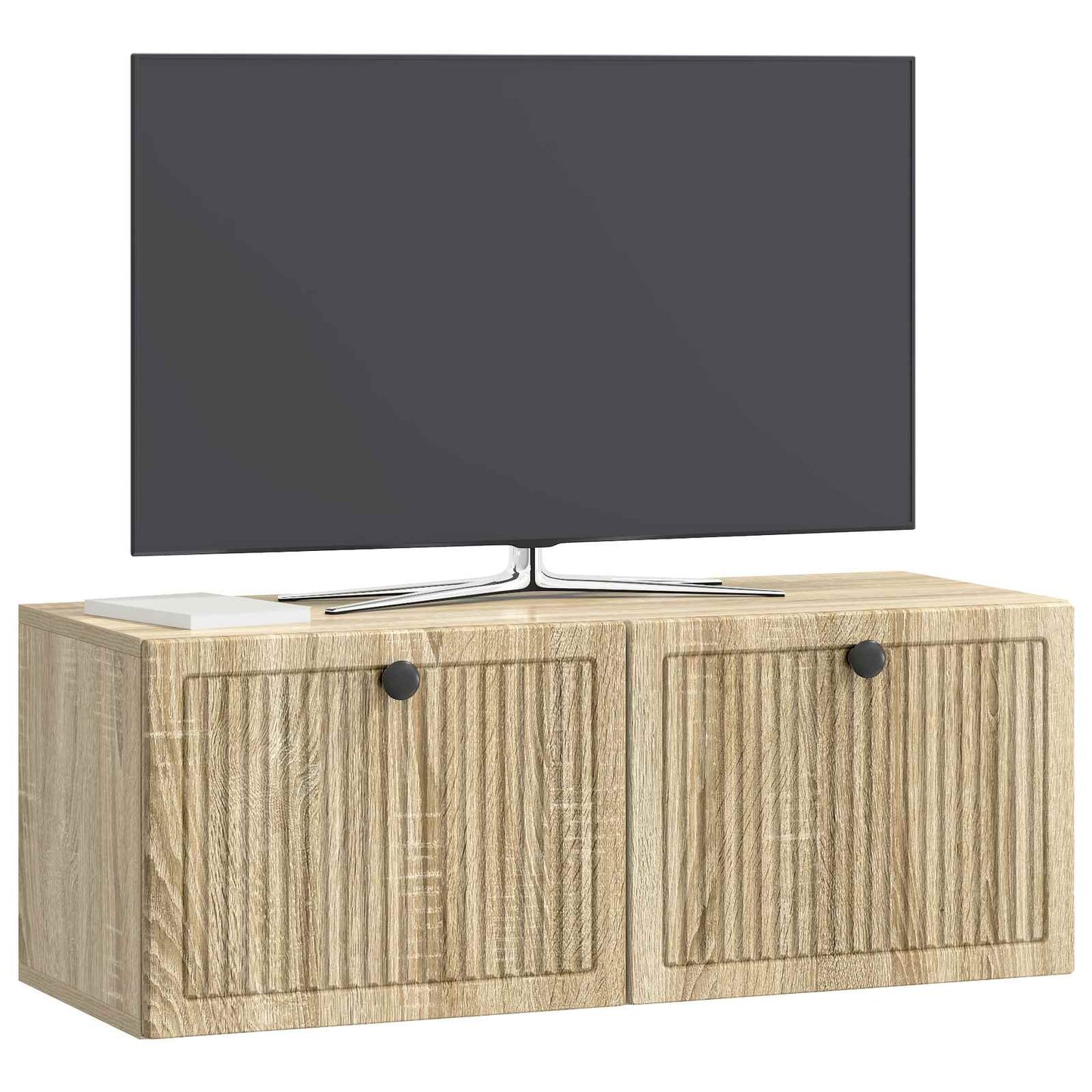 Vegghengt TV skap Sonoma eik 78,5 x 31 x 30 cm Konstruert tre