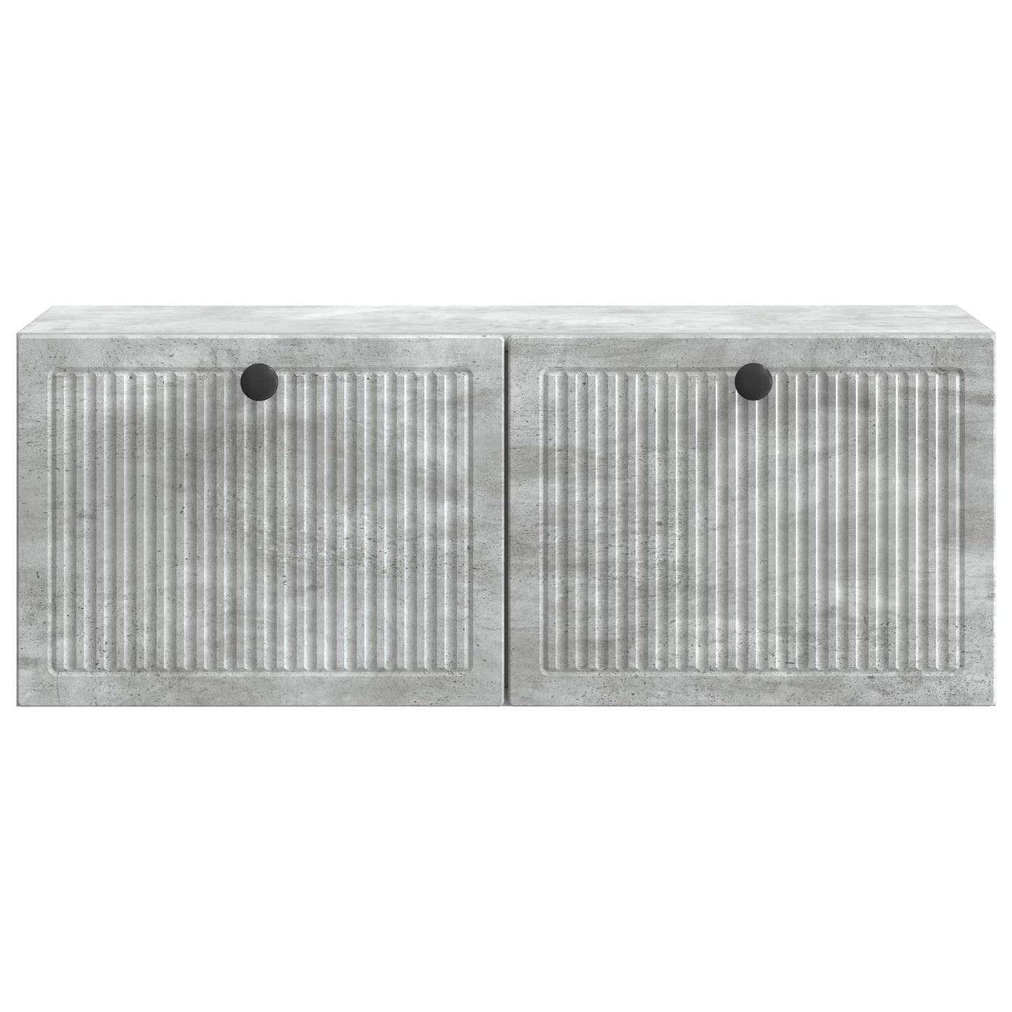 Vegghengt TV skap Betonggrå 78,5 x 31 x 30 cm Konstruert tre