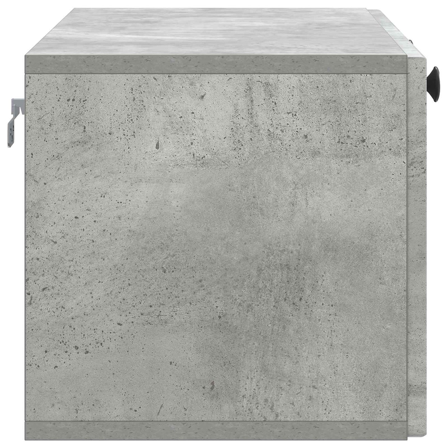 Vegghengt TV skap Betonggrå 78,5 x 31 x 30 cm Konstruert tre