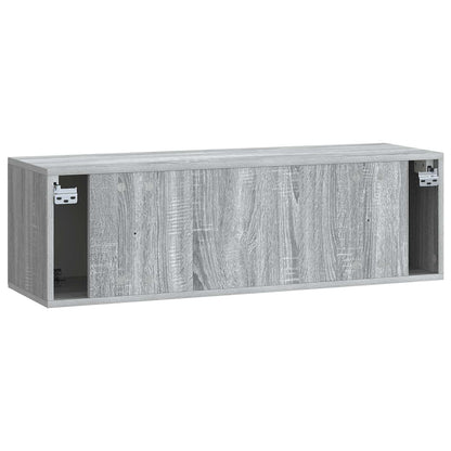 Vegghengt TV skap Grå sonoma 98 x 31 x 30 cm Konstruert tre
