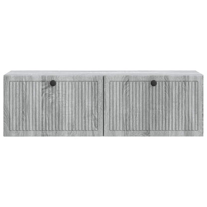 Vegghengt TV skap Grå sonoma 98 x 31 x 30 cm Konstruert tre