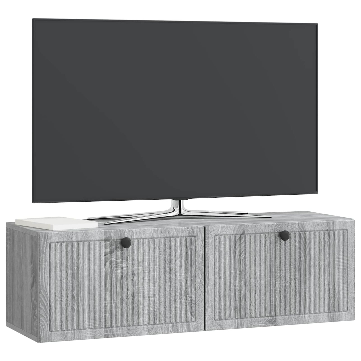 Vegghengt TV skap Grå sonoma 98 x 31 x 30 cm Konstruert tre