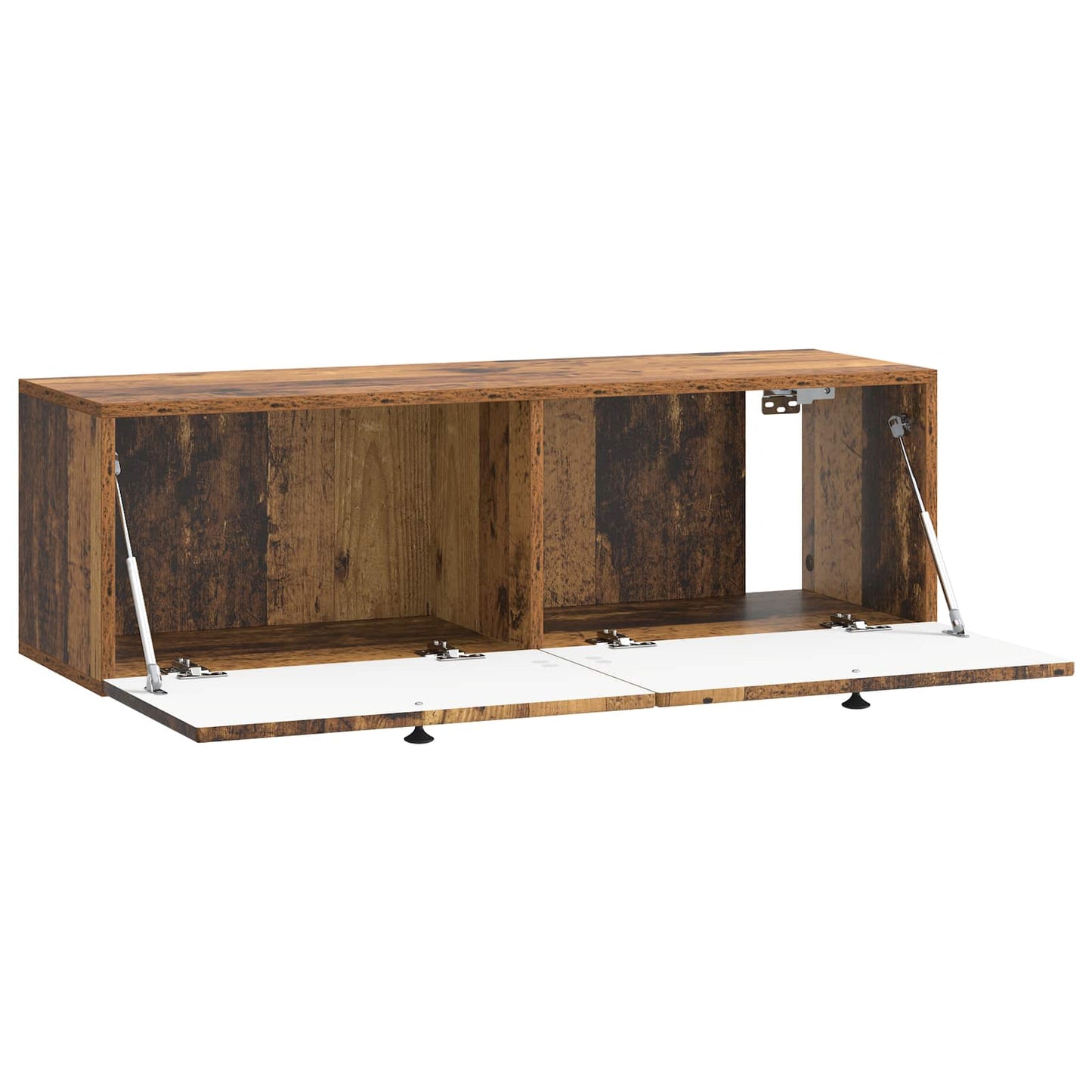 Vegghengt TV skap Gammelt tre 98 x 31 x 30 cm Konstruert tre